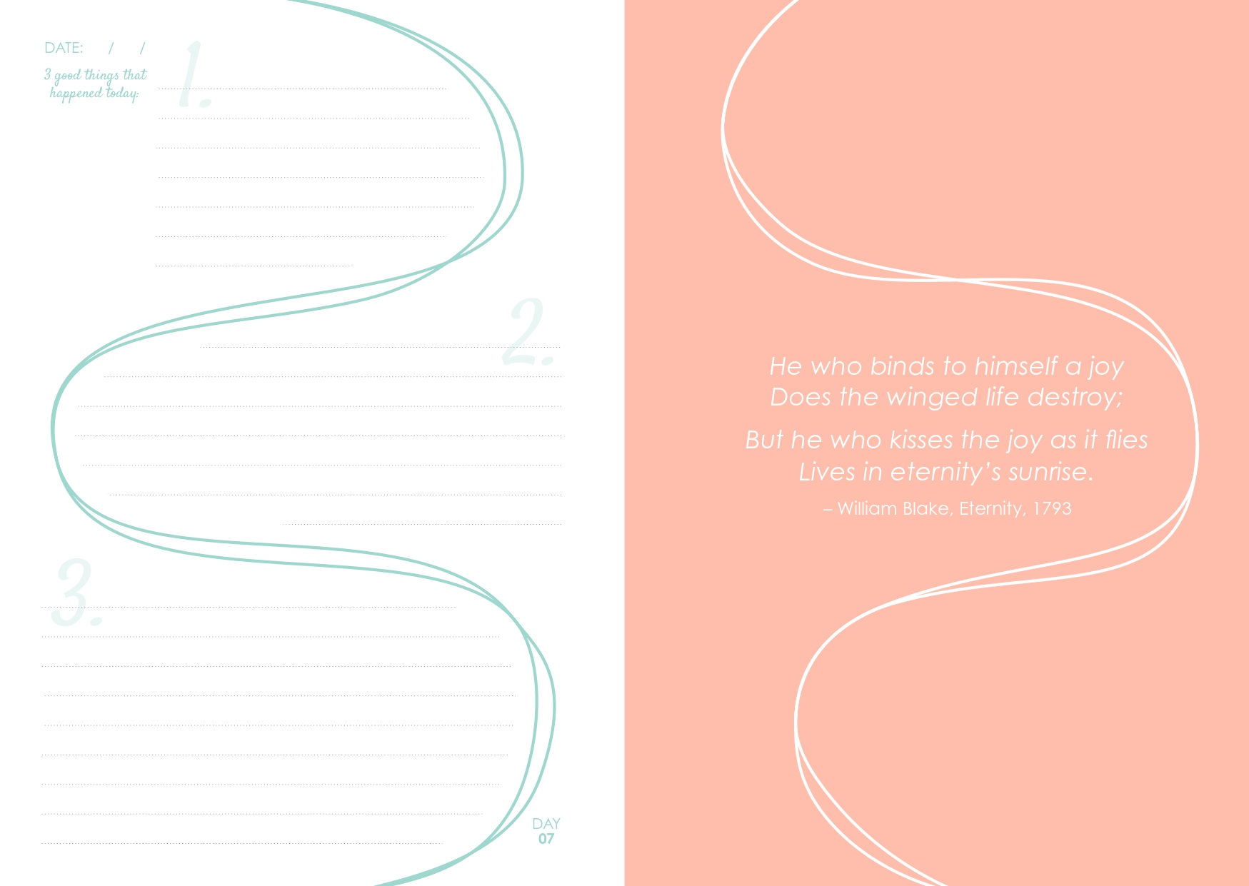 30-Day 3 Good Things Journal - Melon - Image 4